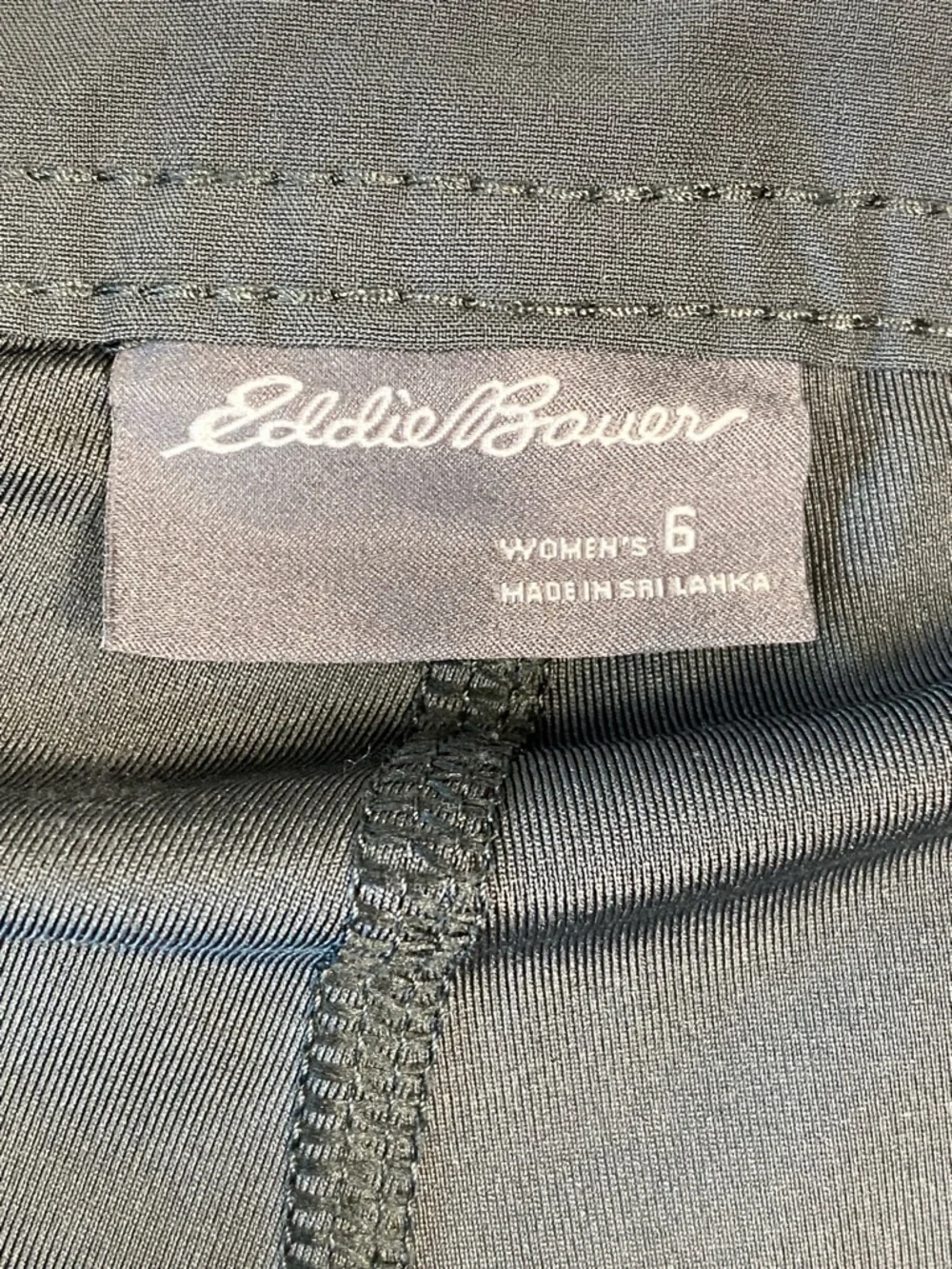 Eddie Bauer Gray Active Utility Hiking Mini Skort Size 6 Pockets